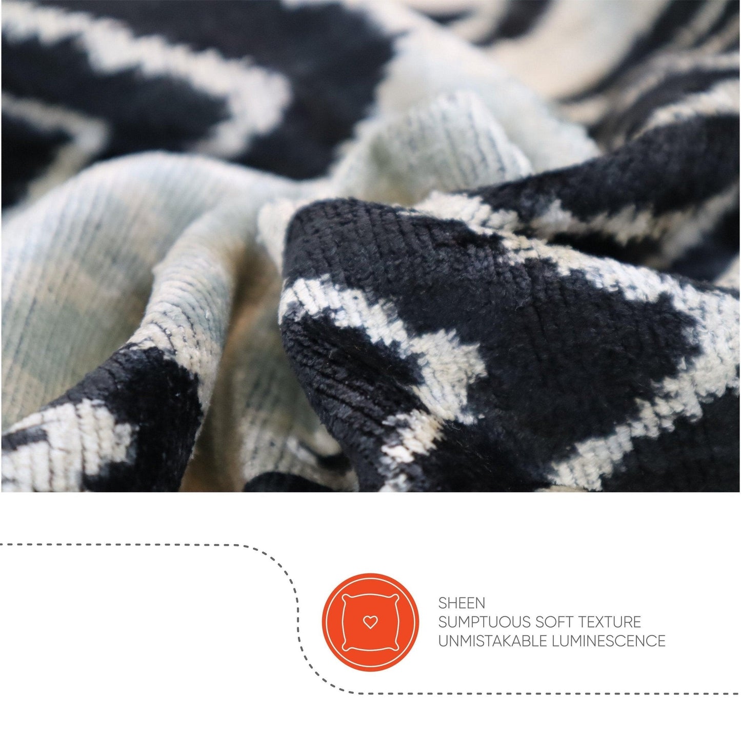 Canvello Handmade White Pillows For Couch with Down Insert - 18x18 in