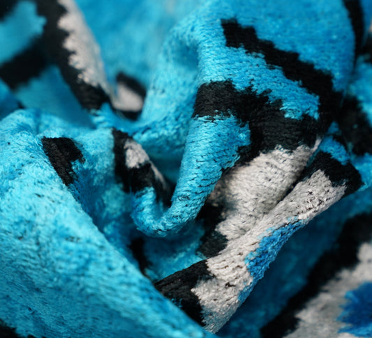 Canvello Luxury Congress Blue Turquoise Olive Evil Eye Pillow for Couch | 16 x 24 in (40 x 60 cm)