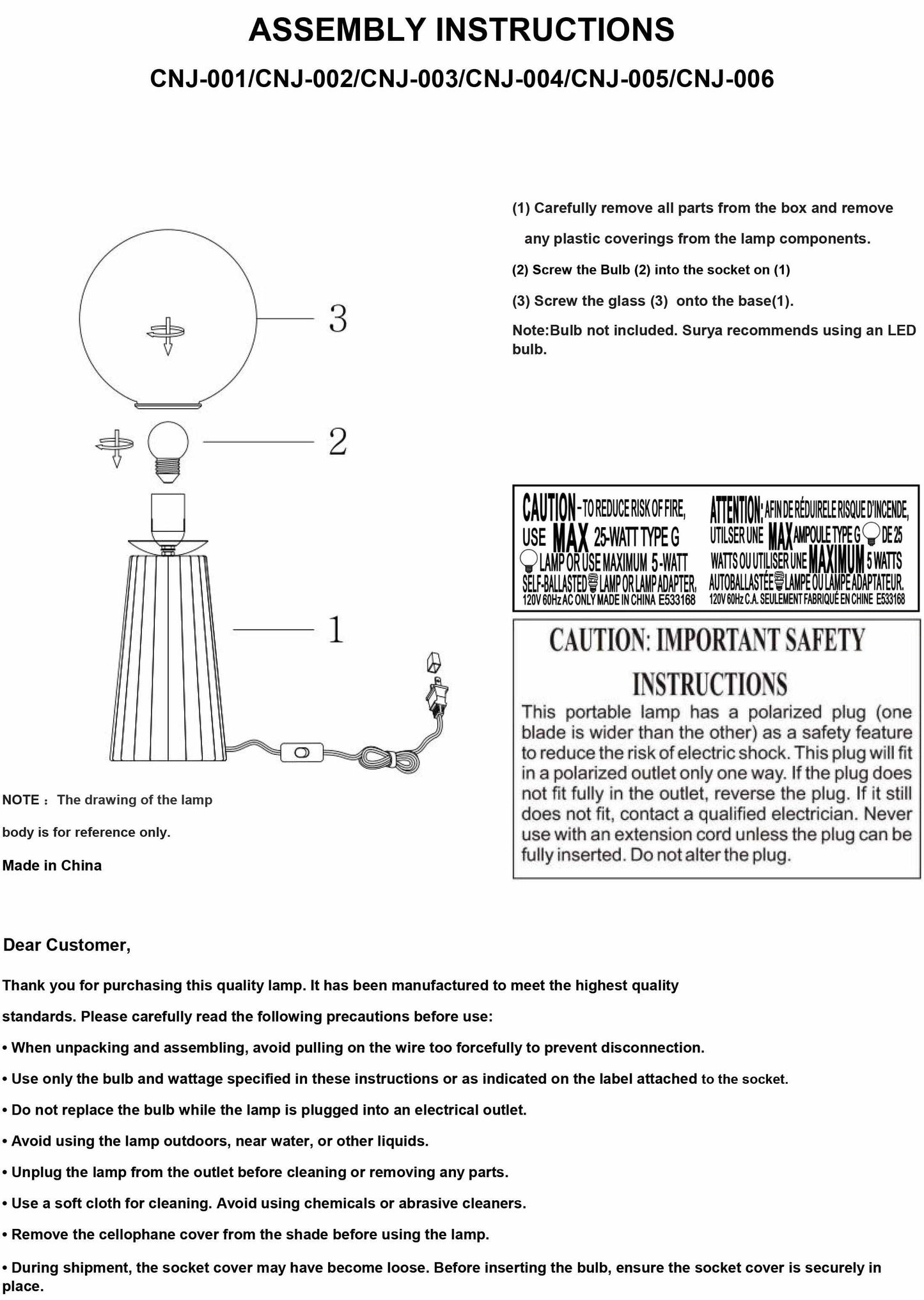 Otterwisch Blue Table Lamp