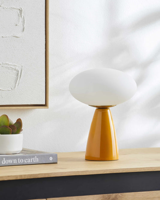 Montamarta Orange Contemporary Table Lamp