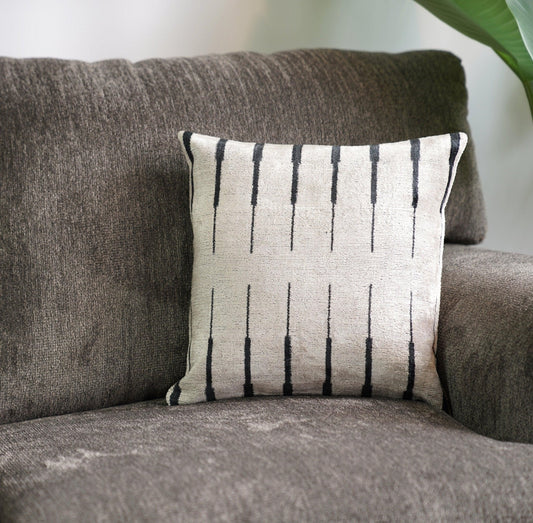 Canvello Black And White Pillows For Couch | 16x16 inch