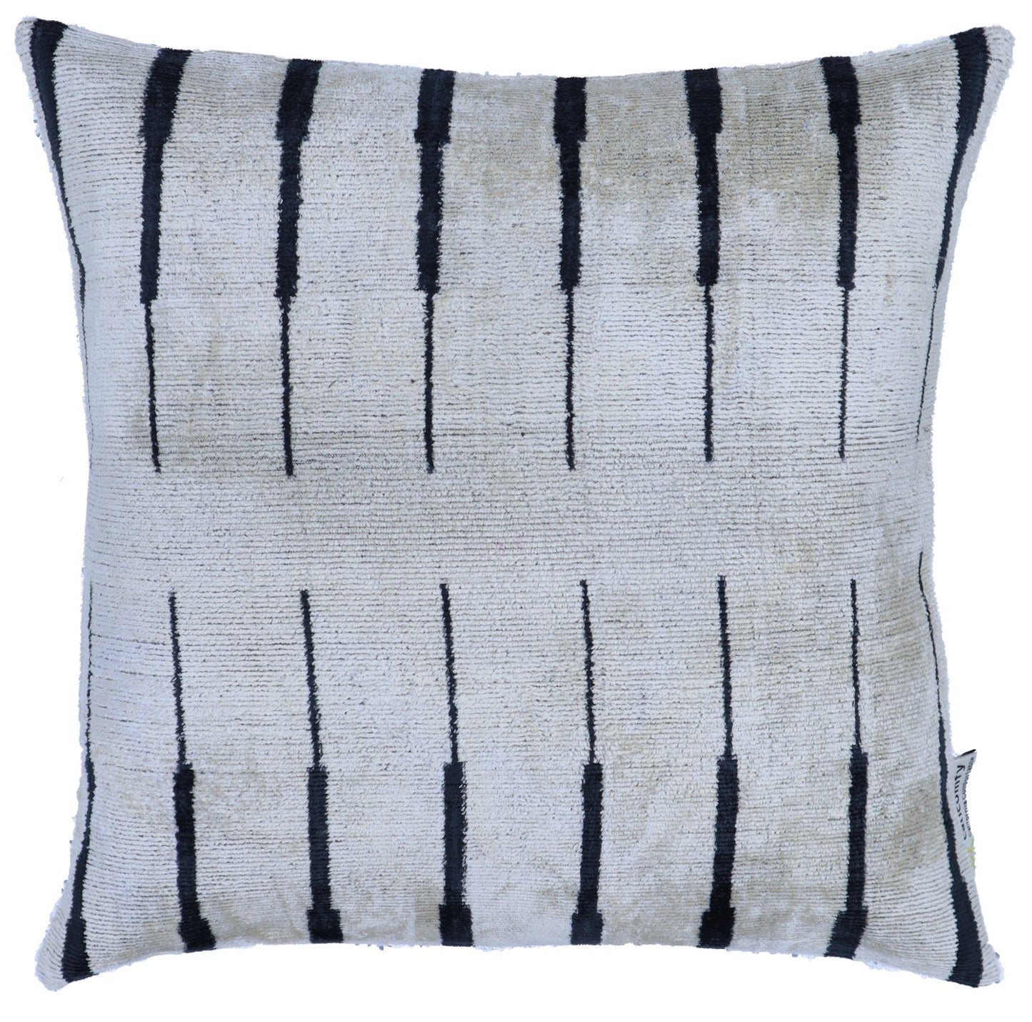 Canvello Decorative Black & White Pillow | 16x16 inch