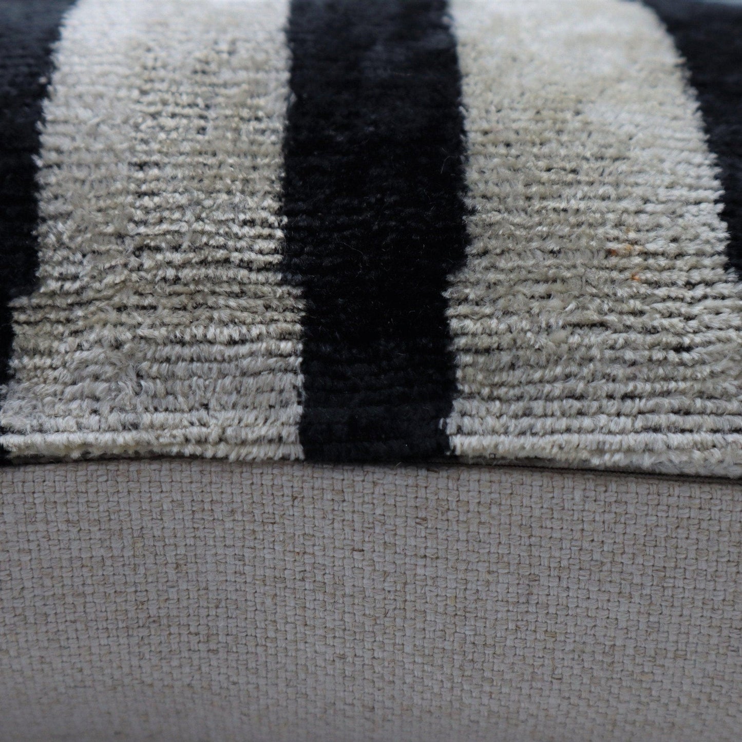 Canvello Decorative Black & White Pillow | 16x16 inch