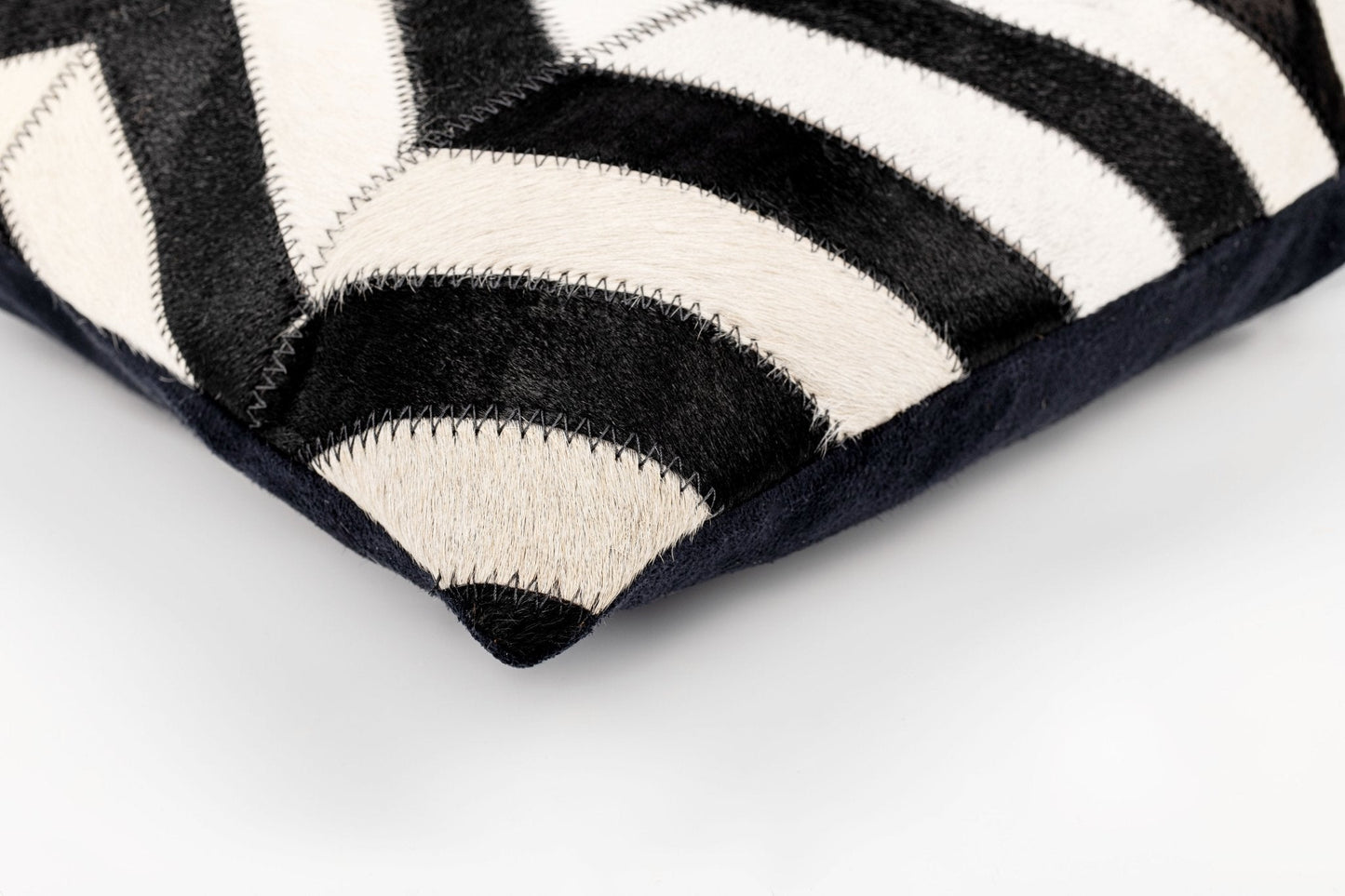 Canvello Genuine Cowhide Leather Decorative Throw Pillows - Handmade Patchwork Boho Accent Pillows For Sofa, Couch, Bed, Chair - Western Southwestern Farmhouse Pillow Covers With Feather Down Insert Included