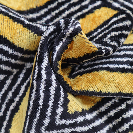 Canvello Handmade Luxury Gold Black Pillow with Down Insert - 16x24 in