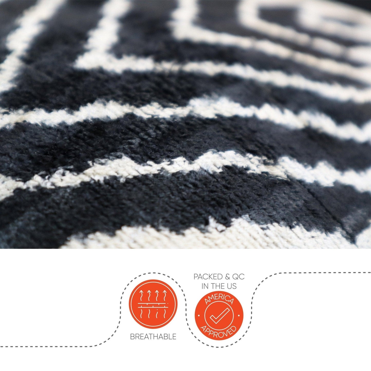 Canvello Handmade White Pillows For Couch with Down Insert - 18x18 in